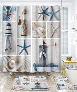 Southwestern Abstract Colorful Ethnic Geometric Native Retro Vintage Shower Curtain for Bathroom Decor