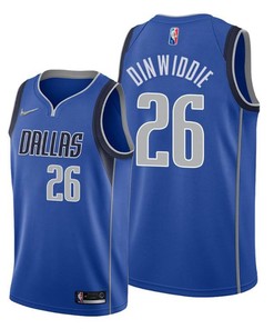 Spencer Dinwiddie Dallas Mavericks 2022 Icon Edition Jersey - Blue - Men Jersey
