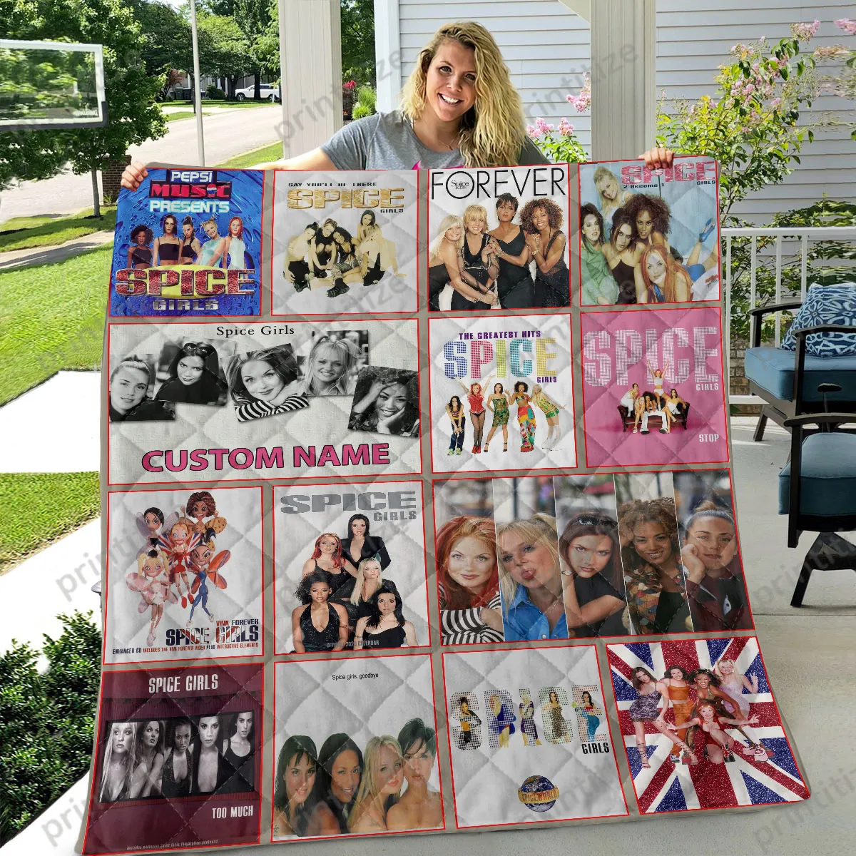 Spice Girls Band Blanket