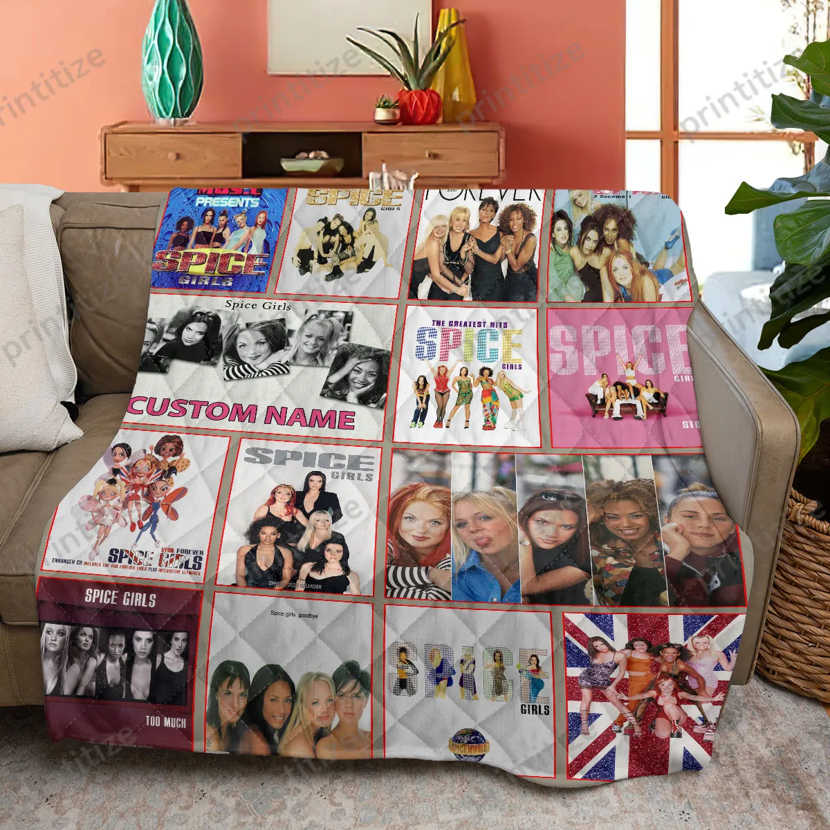 Spice Girls Band Blanket