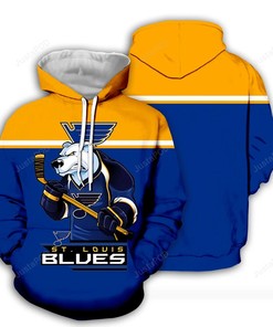 St. Louis Blues 3D Hoodie Zip Hoodie 02