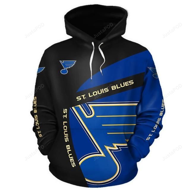 St. Louis Blues 3D Hoodie Zip Hoodie 03 for Fans