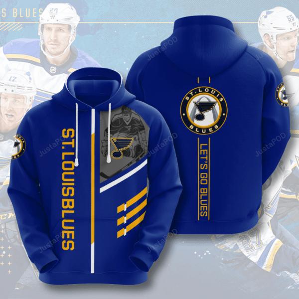 St. Louis Blues 3D Hoodie Zip Hoodie 04