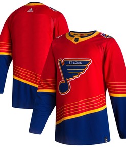 St. Louis Blues Adidas 2020/21 Reverse Retro Authentic Jersey - Red Nhl