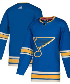 St. Louis Blues Adidas Alternate Authentic Blank Jersey - Blue Nhl