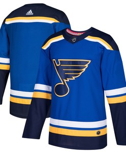 St. Louis Blues Adidas Home Authentic Blank Jersey - Blue Nhl