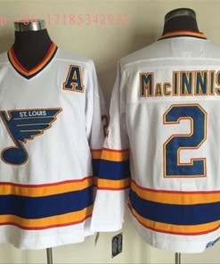 St. Louis Blues Allan Macinnis #2 2020 Nhl White Jersey Jersey