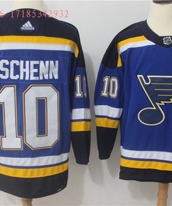 St. Louis Blues Brayden Schenn #10 2020 Nhl Blue Jersey Jersey