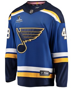 St. Louis Blues Calle Rosen 43 Home 2022 Stanley Cup Playoffs Breakaway Men Jersey - Royal