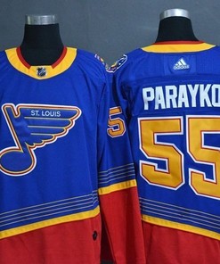 St. Louis Blues Colton Parayko #55 2020 Nhl Blue Jersey Jersey