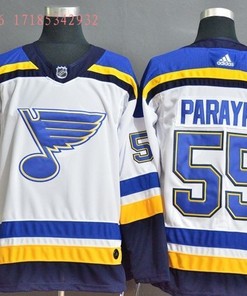 St. Louis Blues Colton Parayko #55 2020 Nhl White Jersey Jersey