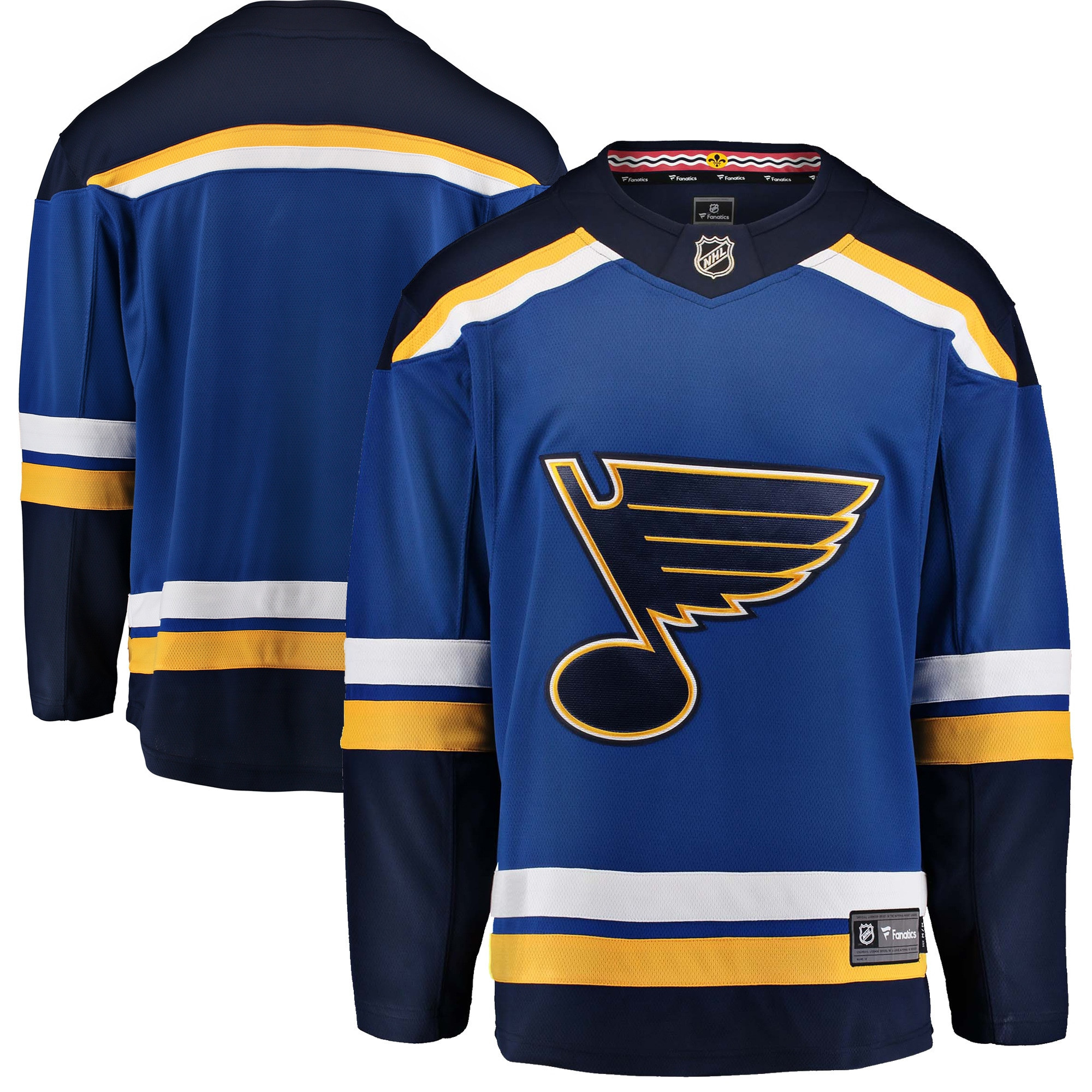St. Louis Blues Fanatics Branded Breakaway Home Jersey - Blue Nhl