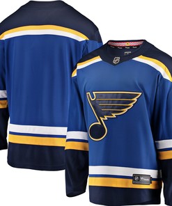 St Louis Blues Fanatics Branded Breakaway Home Jersey Blue Nhl