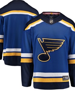 St. Louis Blues Fanatics Branded Breakaway Home Jersey - Blue Nhl