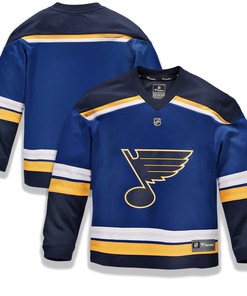 St. Louis Blues Fanatics Branded Home Replica Blank Jersey - Blue Nhl