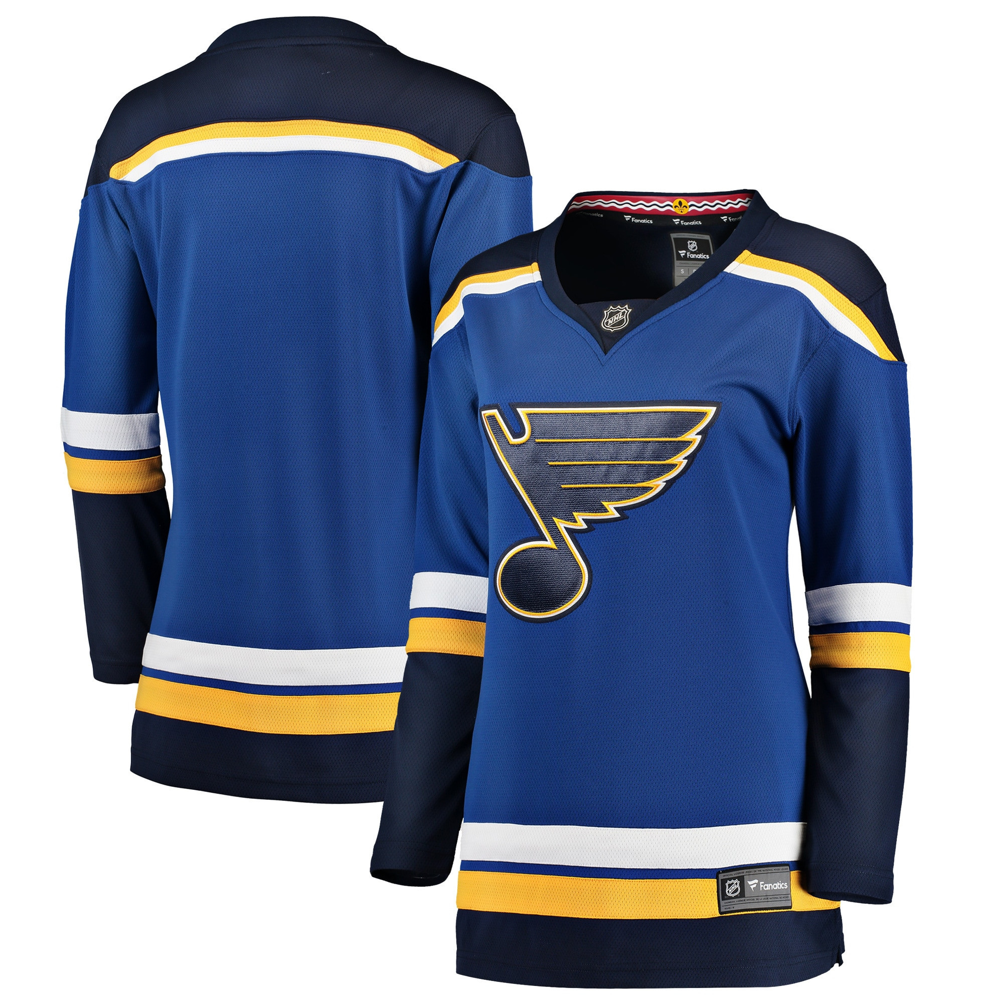 St. Louis Blues Fanatics Branded Womens Breakaway Home Jersey - Blue Nhl