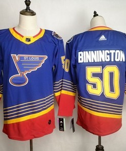 St. Louis Blues Jordan Binnington #50 2020 Nhl Blue Jersey Jersey