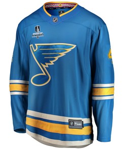 St. Louis Blues Nick Leddy 4 Alternate 2022 Stanley Cup Playoffs Breakaway Men Jersey - Blue