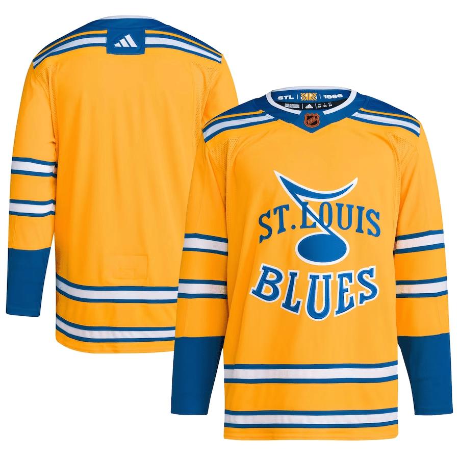 St. Louis Blues Reverse Retro 2.0 Jersey - Yellow