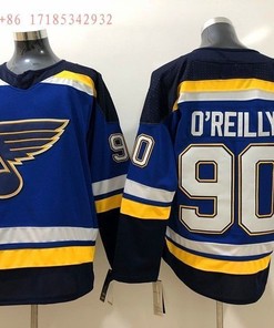 St. Louis Blues Ryan Oreilly #90 2020 Nhl Blue Jersey
