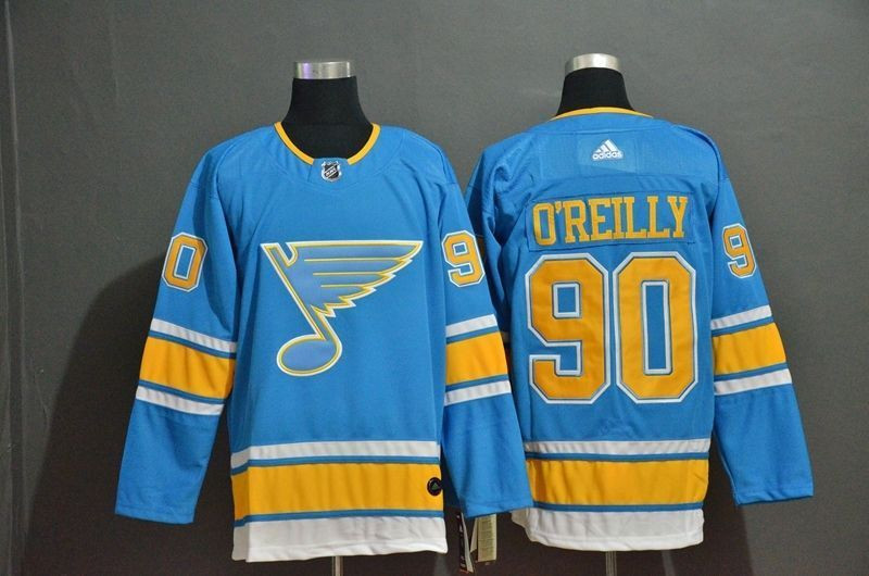 St. Louis Blues Ryan Oreilly #90 2020 Nhl Blue Jersey Jersey