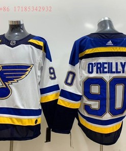 St. Louis Blues Ryan Oreilly #90 2020 Nhl White Jersey Jersey