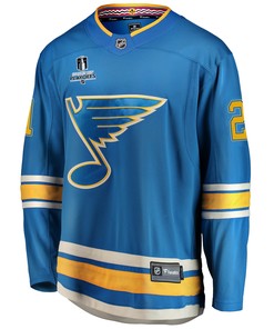 St. Louis Blues Tyler Bozak 21 Alternate 2022 Stanley Cup Playoffs Breakaway Men Jersey - Blue