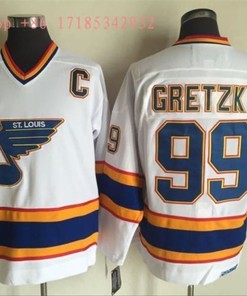 St. Louis Blues Wayne Gretzky #99 2020 Nhl White Jersey Jersey