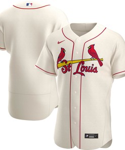 St Louis Cardinals Alternate Authentic Team Jersey Cream Mlb