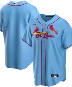 St Louis Cardinals Alternate Replica Team Jersey Light Blue Mlb