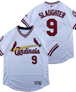 St Louis Cardinals Enos Slaughter #9 2020 Mlb White Jersey