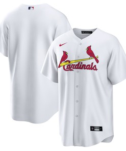 St. Louis Cardinals Home Blank Replica Jersey - White Mlb