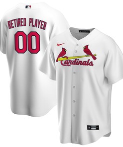 St. Louis Cardinals Home Pick-a-player Retired Roster Replica Jersey - White Custom Jerseys Mlb