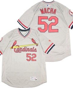 St Louis Cardinals Michael Wacha #52 2020 Mlb Grey Jersey