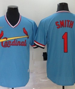St Louis Cardinals Ozzie Smith #1 2020 Mlb Blue Jersey