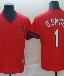 St Louis Cardinals Ozzie Smith #1 2020 Mlb Red Jersey