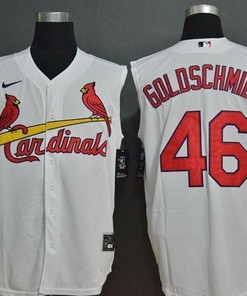 St Louis Cardinals Paul Goldschmidt #46 2020 Mlb White Jersey