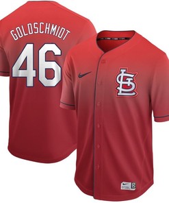 St Louis Cardinals Paul Goldschmidt #46 Red Mlb Drift Brandedition Jersey