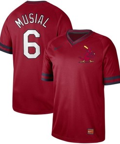 St Louis Cardinals Stan Musial #6 2020 Mlb Garnet Jersey