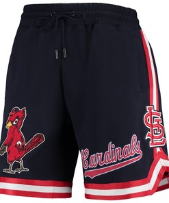 St. Louis Cardinals Team Logo Shorts - Navy, Men