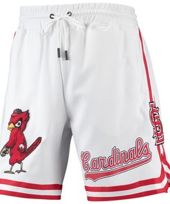 St. Louis Cardinals Team Logo Shorts - White, Men