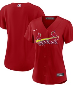 St Louis Cardinals Womens Alternate Replica Team Jersey Red Mlb