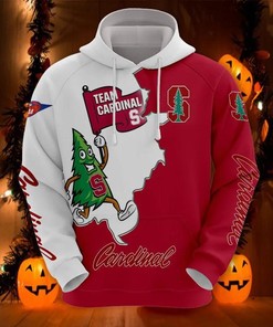 Stanford Cardinal Mascot 3D Hoodie NCAA Football Gifts