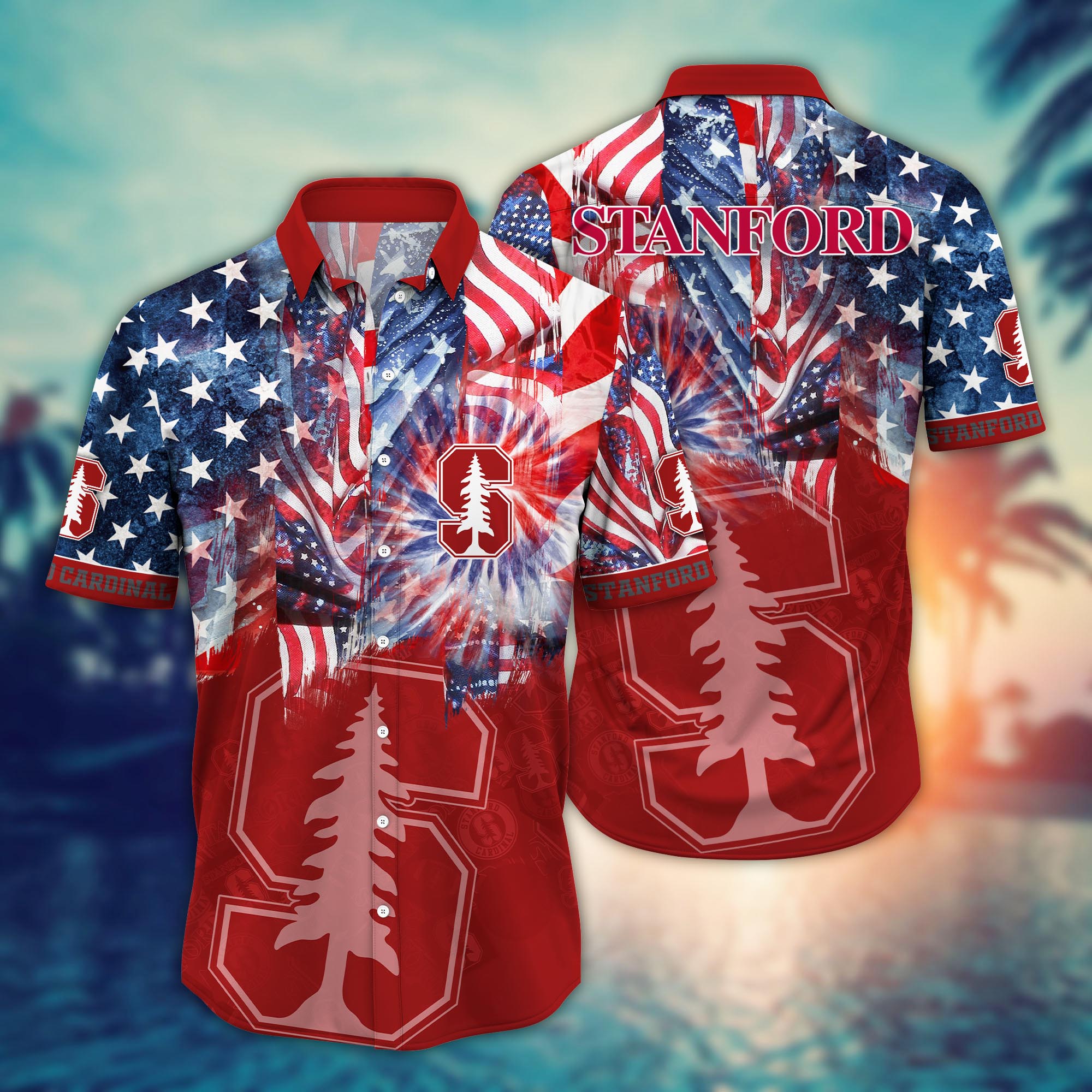 Stanford Cardinal NCAA Flower Hawaii Shirt For Fans Ver 32