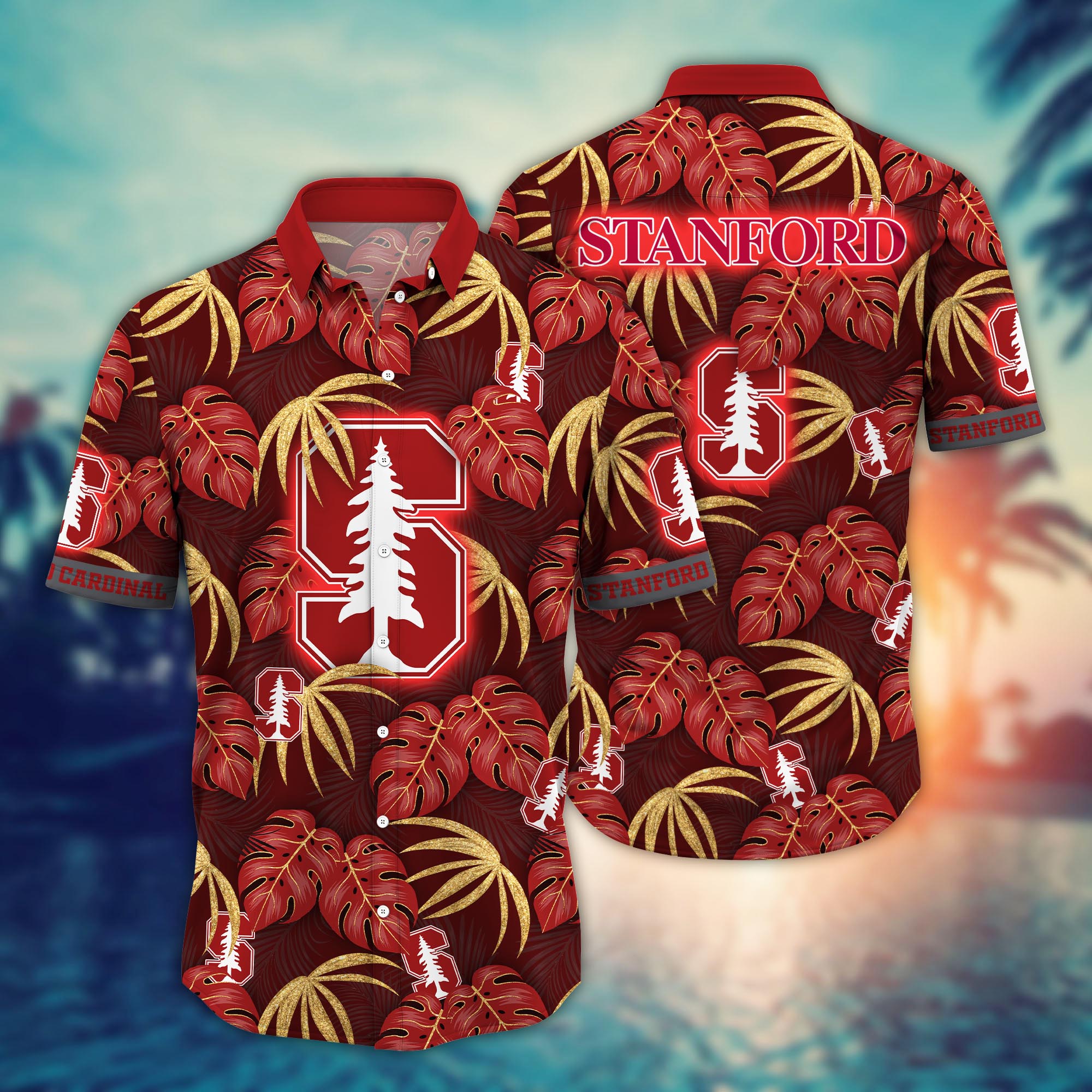 Stanford Cardinal NCAA Flower Hawaii Shirt For Fans Ver 33