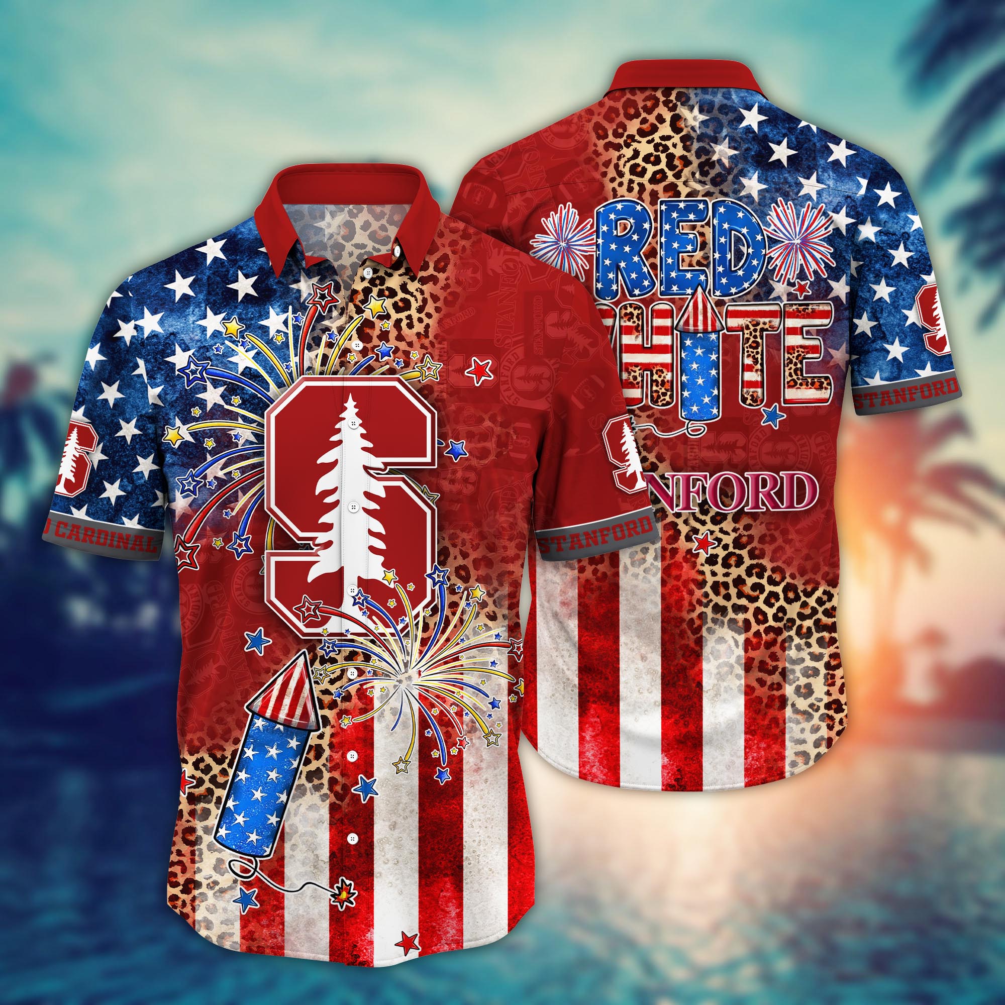 Stanford Cardinal NCAA Hawaii Shirt Ver 1