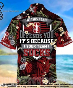 Stanford Cardinal This Flag Offends You Summer Beach Hawaiian Shirt