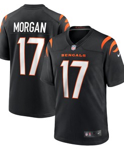 Stanley Morgan Cincinnati Bengals Player Game Jersey - Black Nfl