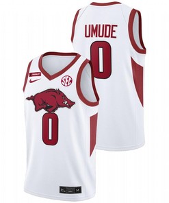 Stanley Umude 0 Arkansas Razorbacks 2022 College Basketball Equality Men Jersey - White