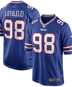 Star Lotulelei Buffalo Bills Game Player Jersey - Royal Nfl